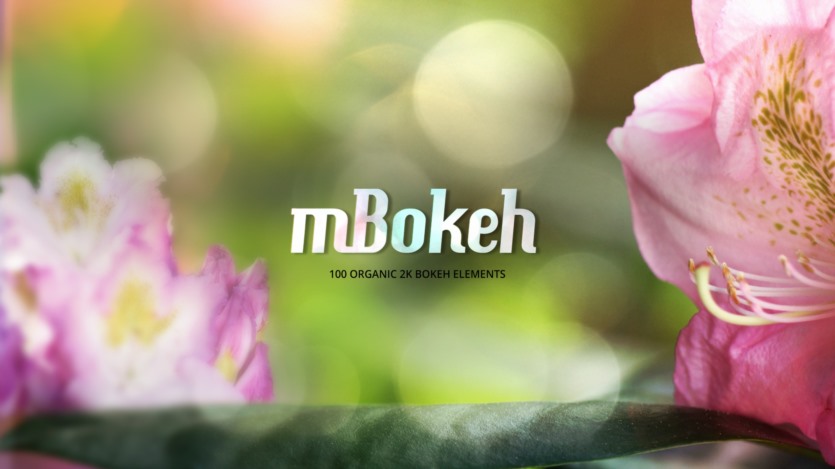 100组2K虚焦光斑炫光背景视频素材 MotionVFX – mBokeh – 100 Organic 2K bokeh Elements