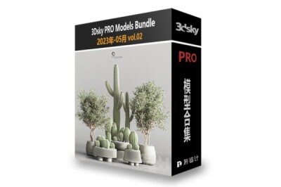 3dsky Pro 2023年5月3D模型合辑第2卷 | 110套 | 6GB
