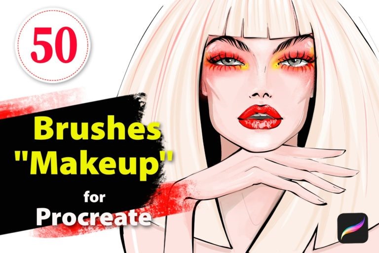 Procreate 化妆刷套装 Makeup brush set for Procreate