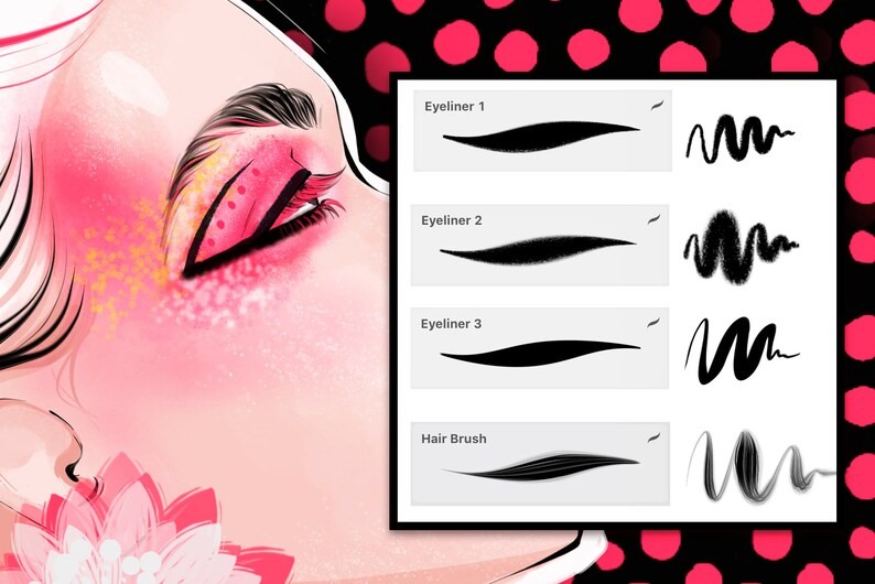 Procreate 化妆刷套装 Makeup brush set for Procreate