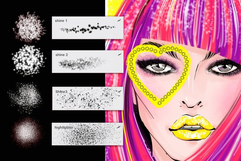 Procreate 化妆刷套装 Makeup brush set for Procreate