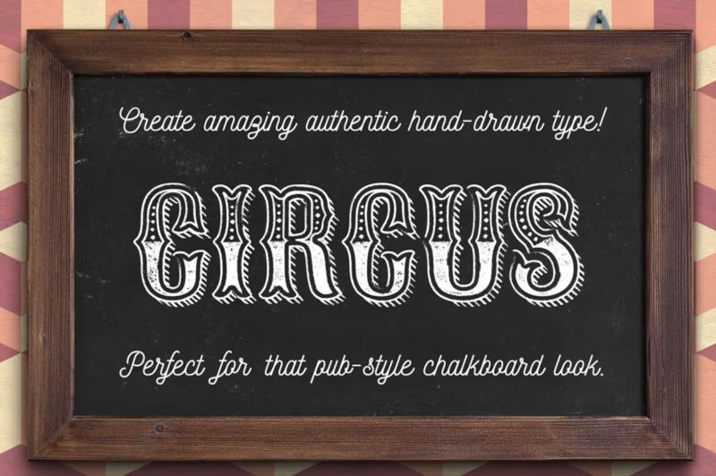 经典粉笔画笔 + 图案 Classic Chalk - Brushes + Patterns