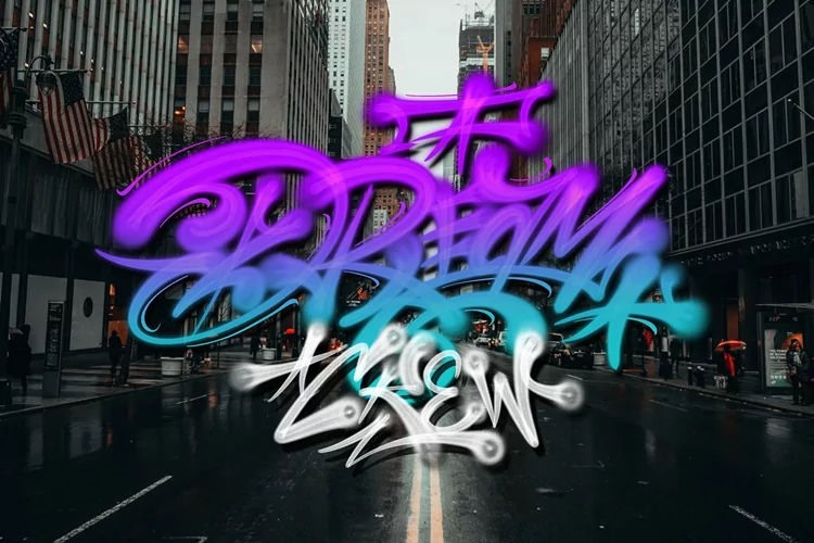 Procreate 涂鸦画笔 GRAFFITI BRUSHES for Procreate
