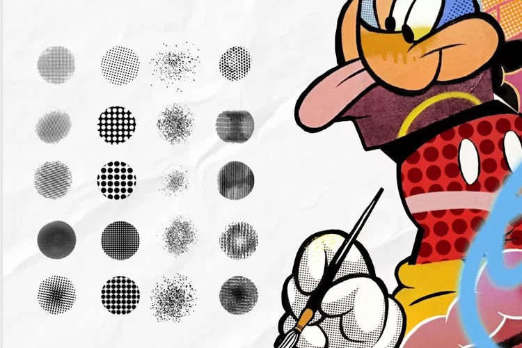 PROCREATE波普艺术画笔套件 POP ART BRUSHES KIT FOR PROCREATE
