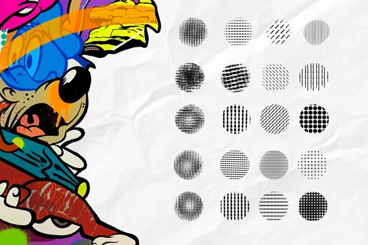 PROCREATE波普艺术画笔套件 POP ART BRUSHES KIT FOR PROCREATE