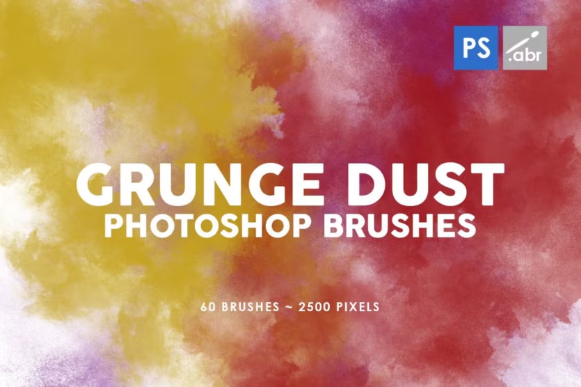 60个灰尘PS笔刷 60 Grunge Dust Photoshop Stamp Brushes