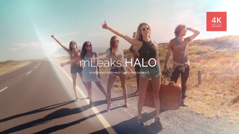 50个精美镜头光环耀斑光晕特效合成4K素材 MotionVFX - mLeaks HALO