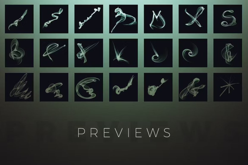 87个抽象运动笔刷包 87 Abstract Motion Brush Pack