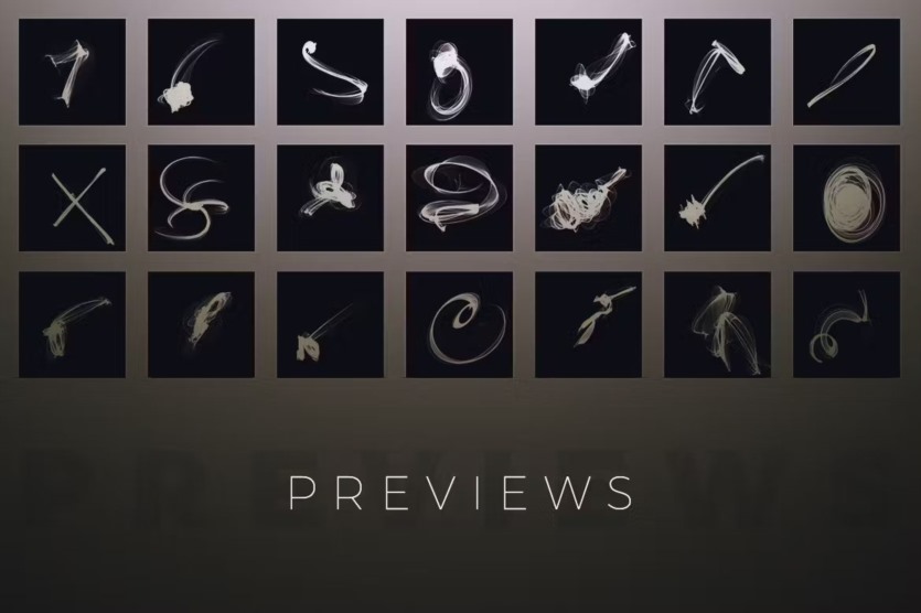 87个抽象运动笔刷包 87 Abstract Motion Brush Pack