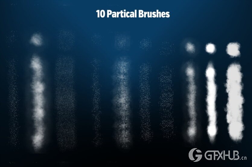 50套Procreate灯光笔刷 50 Lights Set