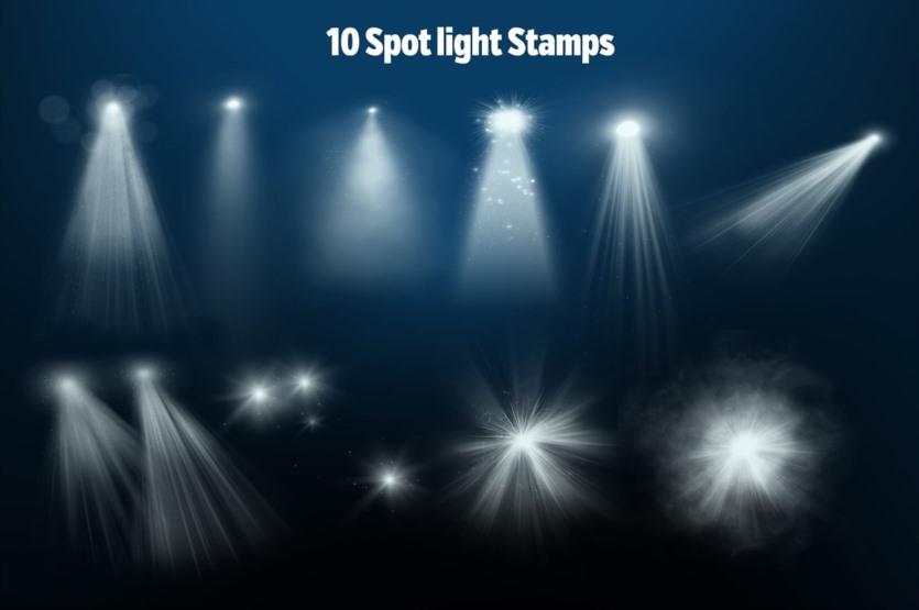 50套Procreate灯光笔刷 50 Lights Set