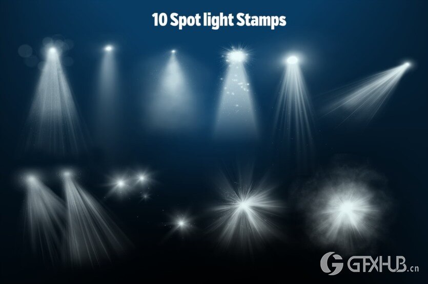 50套Procreate灯光笔刷 50 Lights Set