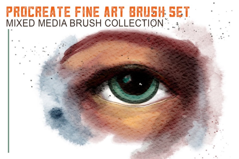 Procreate混合媒体画笔 Procreate Mixed Media Brushes