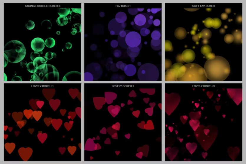 30种散景Photoshop笔刷 30 Bokeh Photoshop Brushes