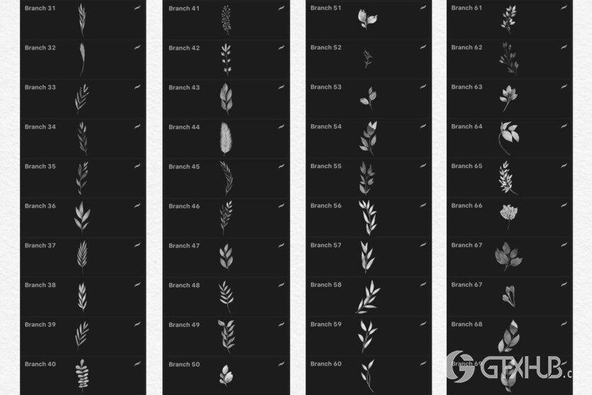 244个Procreate水彩画笔 244 Watercolor Brushes For Procreate