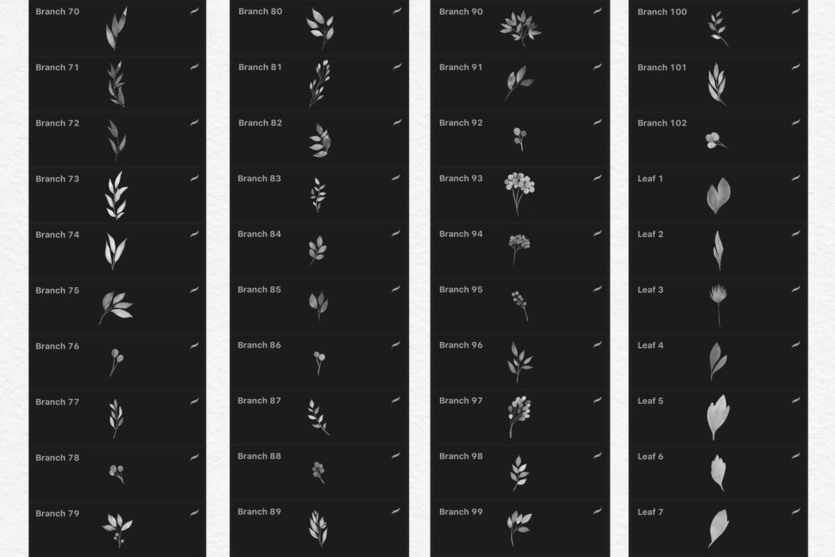 244个Procreate水彩画笔 244 Watercolor Brushes For Procreate