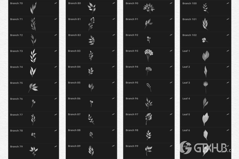 244个Procreate水彩画笔 244 Watercolor Brushes For Procreate