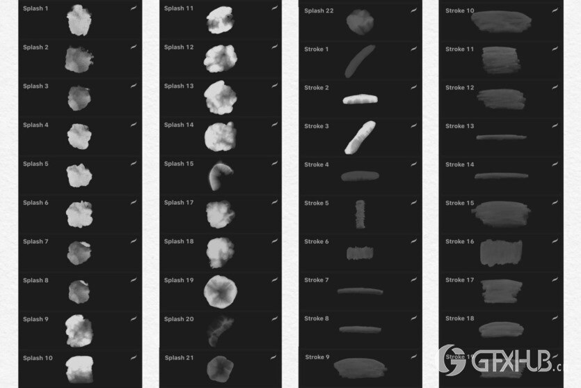 244个Procreate水彩画笔 244 Watercolor Brushes For Procreate