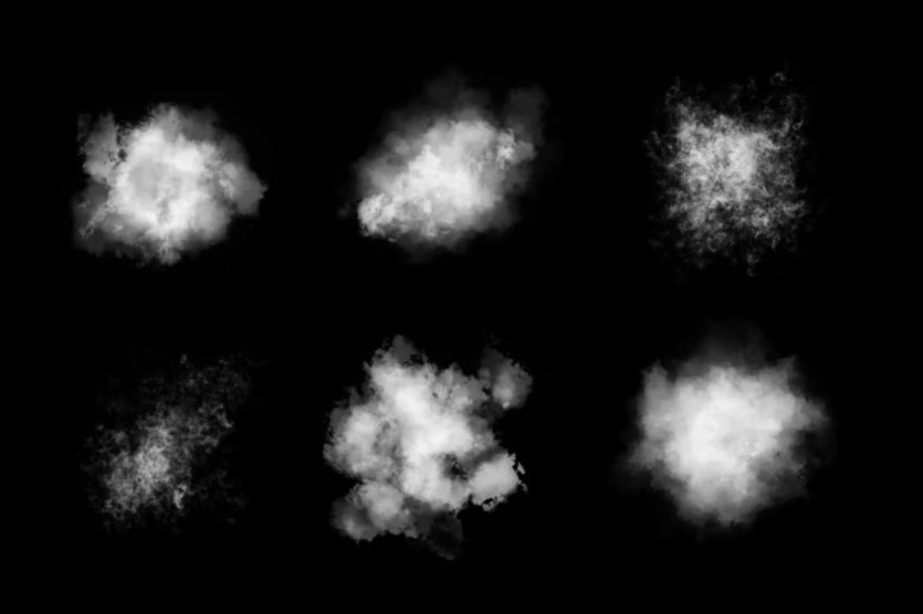 60支粉状Photoshop笔刷 60 Powder Photoshop Stamp Brushes