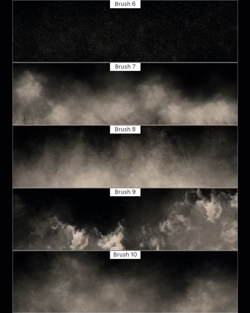 灰尘Photoshop笔刷 Dust Photoshop Brushes