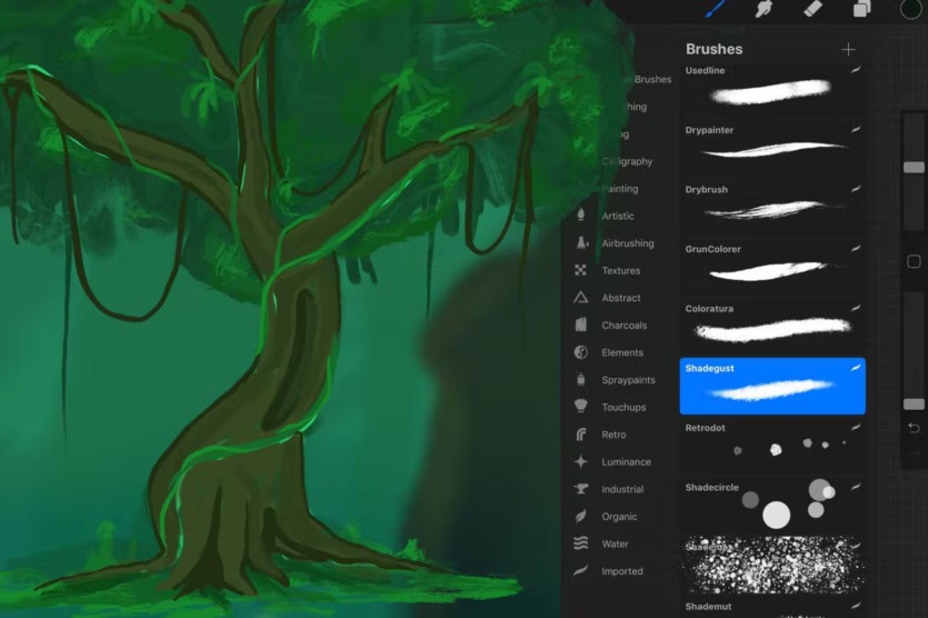 丛林Procreate画笔 The Jungle Procreate Brushes