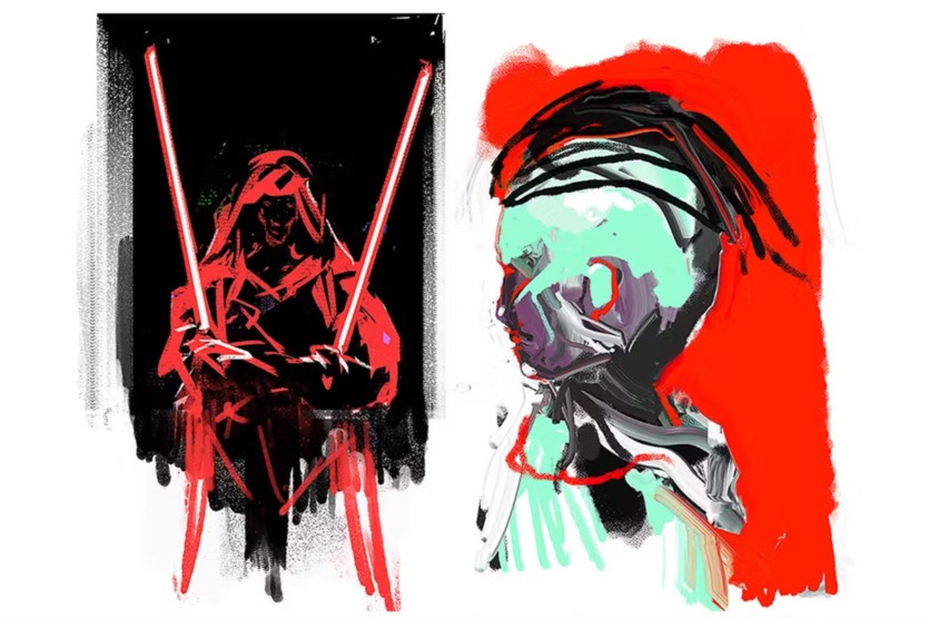 数字超写实亚克力和水粉画笔 Supreme Acrylic & Gouache Photoshop Brushes