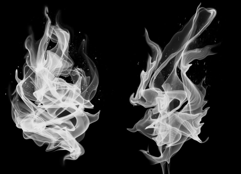 火与烟雾Photoshop笔刷 Fire and Smoke Photoshop Brushes