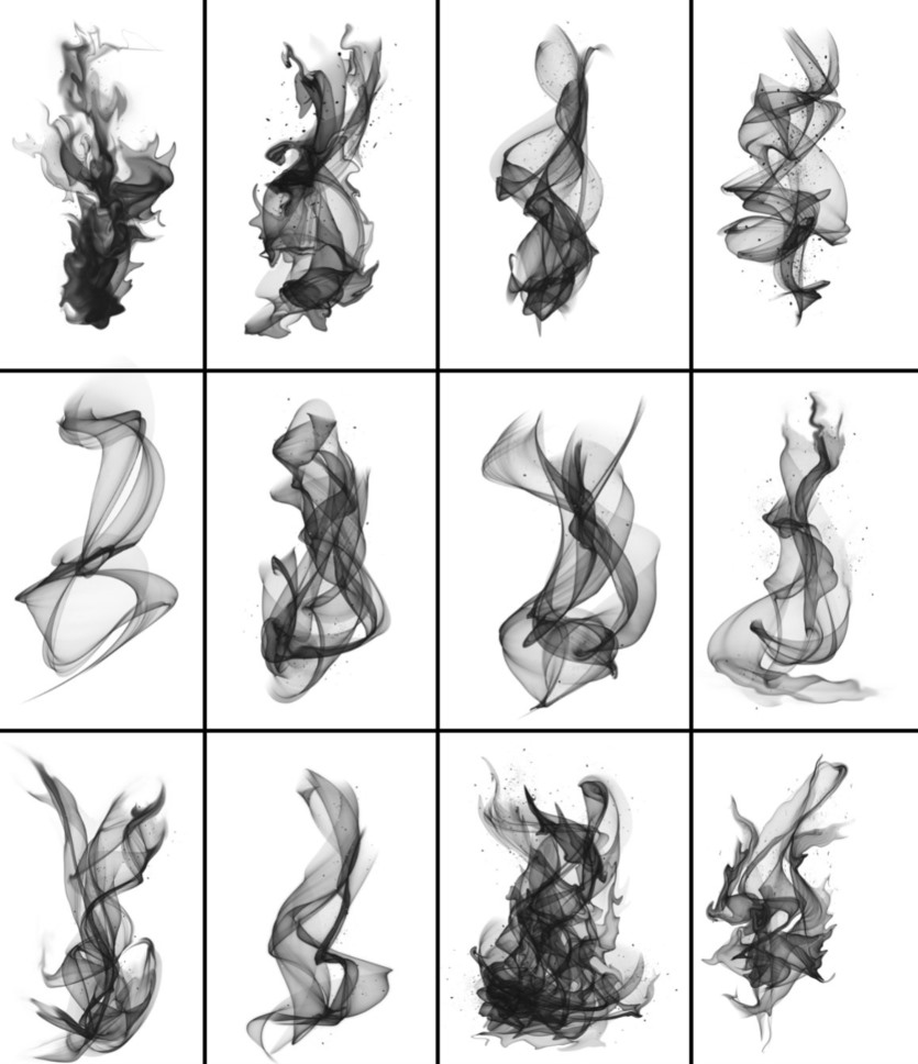 火与烟雾Photoshop笔刷 Fire and Smoke Photoshop Brushes
