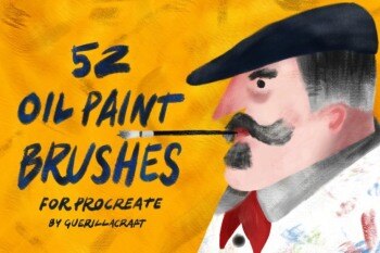 Procreate油画笔刷 Oil Paint Brushes for Procreate