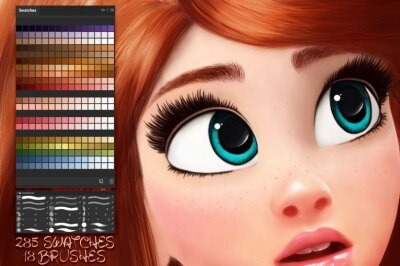 卡通人像色板 Cartoon Portrait Swatches