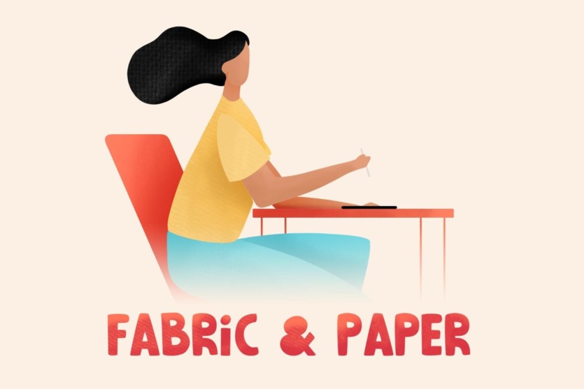 织物和纸张Procreate笔刷 Fabric & Paper Procreate Brushes