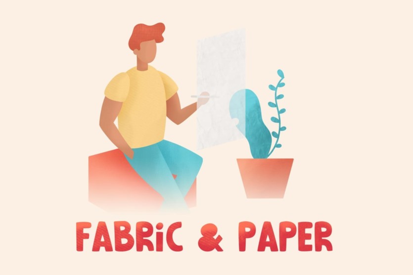 织物和纸张Procreate笔刷 Fabric & Paper Procreate Brushes