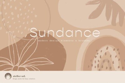 设计元素 + 画笔 SUNDANCE | Design Elements + Brushes