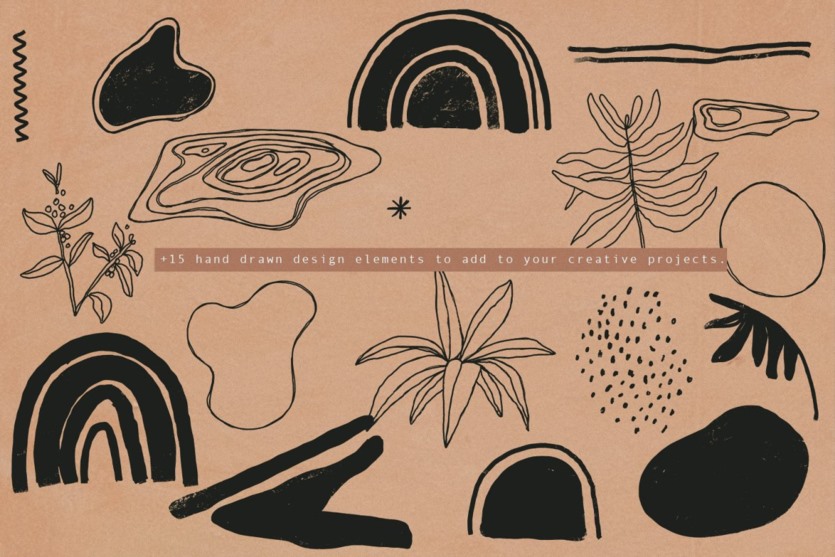 设计元素 + 画笔 SUNDANCE | Design Elements + Brushes