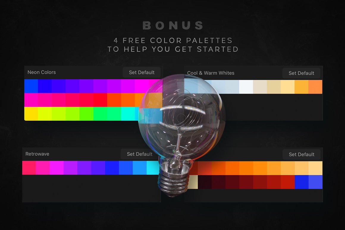 灯光Procreate笔刷 Lights Procreate Brushes