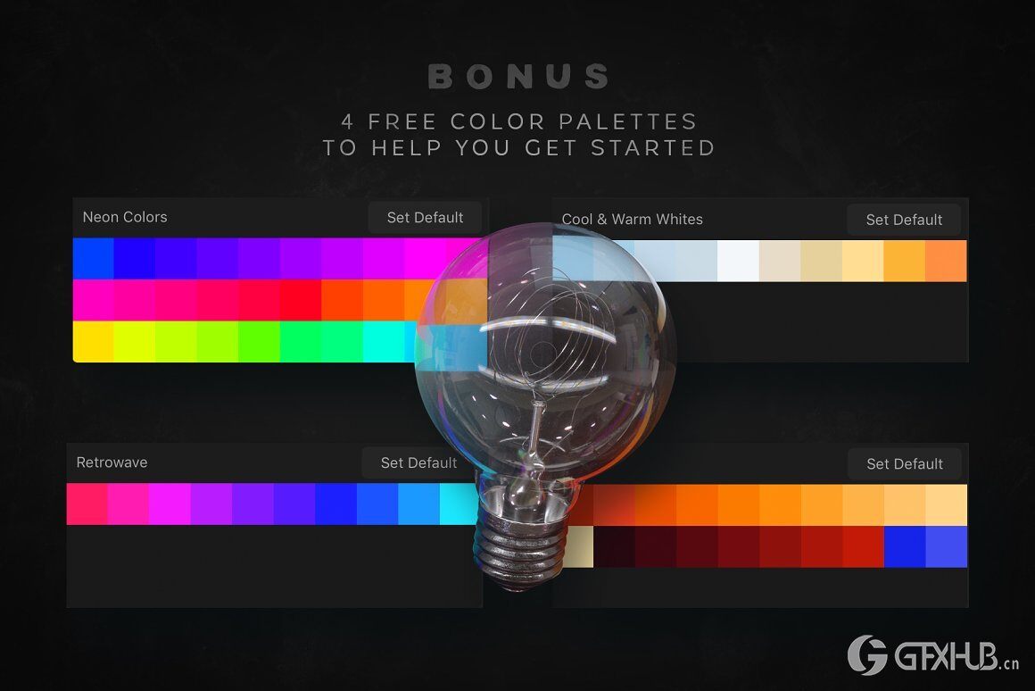 灯光Procreate笔刷 Lights Procreate Brushes