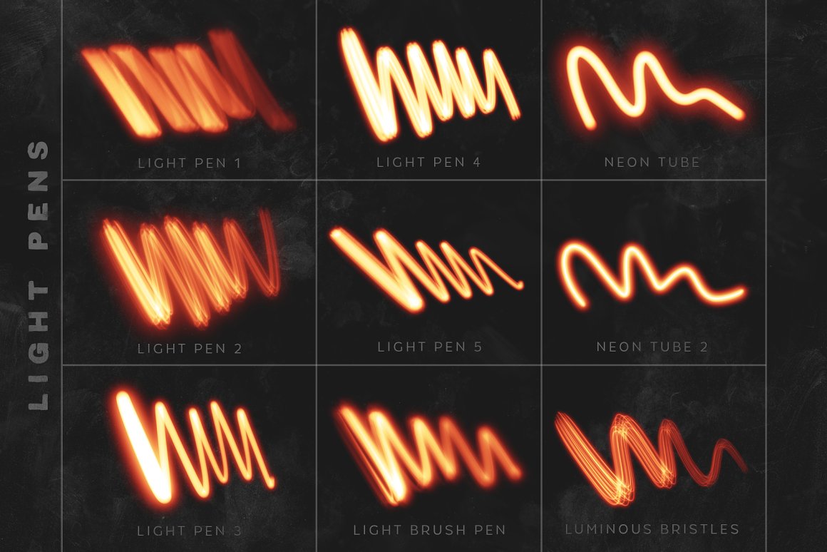 灯光Procreate笔刷 Lights Procreate Brushes