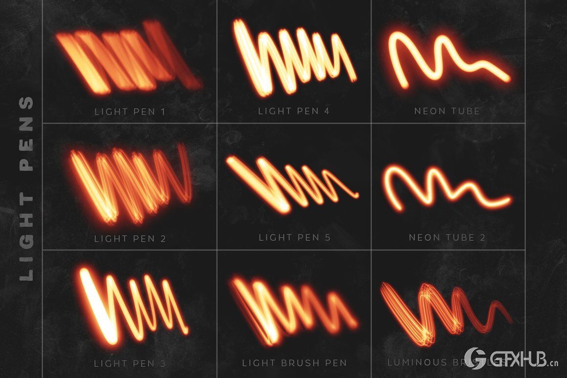 灯光Procreate笔刷 Lights Procreate Brushes