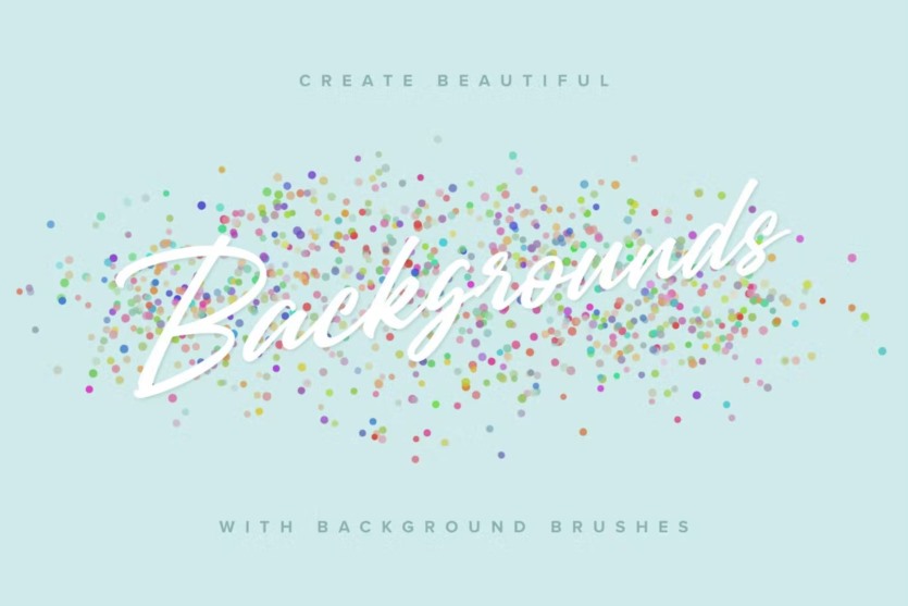 五彩纸屑和闪光Procreate画笔包 Confetti and Glitter Procreate Brushes Pack