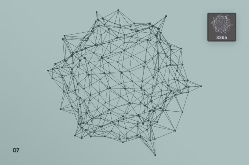 柏拉图式的多边形形状Photoshop笔刷 Platonic Polygonal Shapes Photoshop Brushes