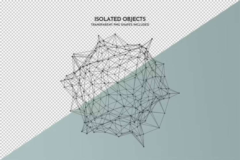 柏拉图式的多边形形状Photoshop笔刷 Platonic Polygonal Shapes Photoshop Brushes