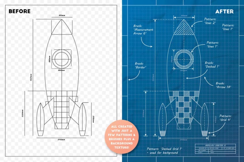 完整的矢量蓝图套件 The Complete Vector Blueprint Kit