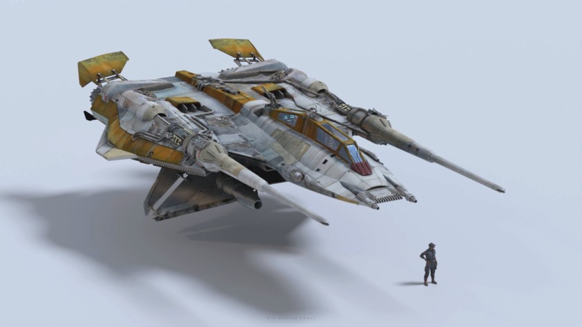 (更新) 宇宙飞船、人物角色3D模型系列套装 Big Medium Small – Modelshop Greebles Collection Bundle
