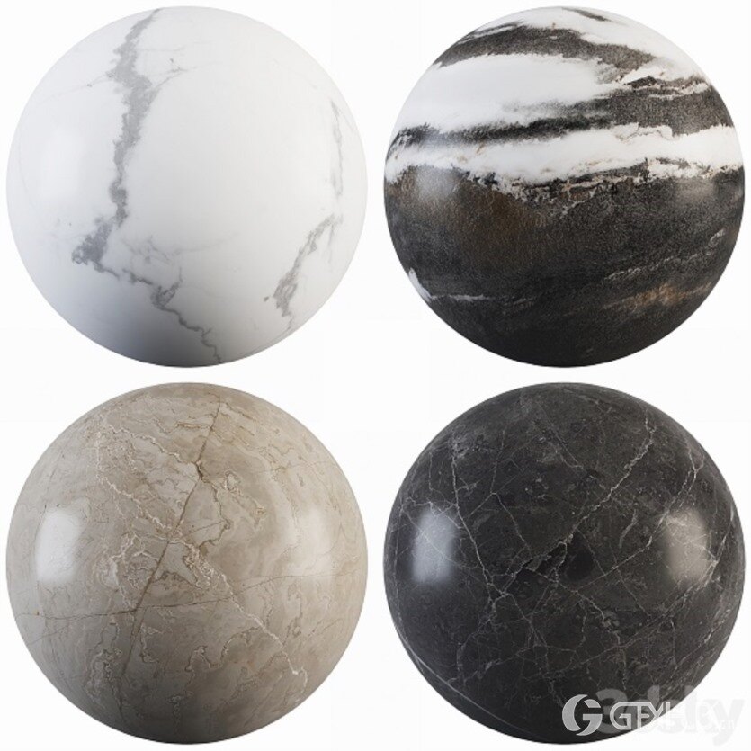 3Dsky Pro 大理石材质贴图下载