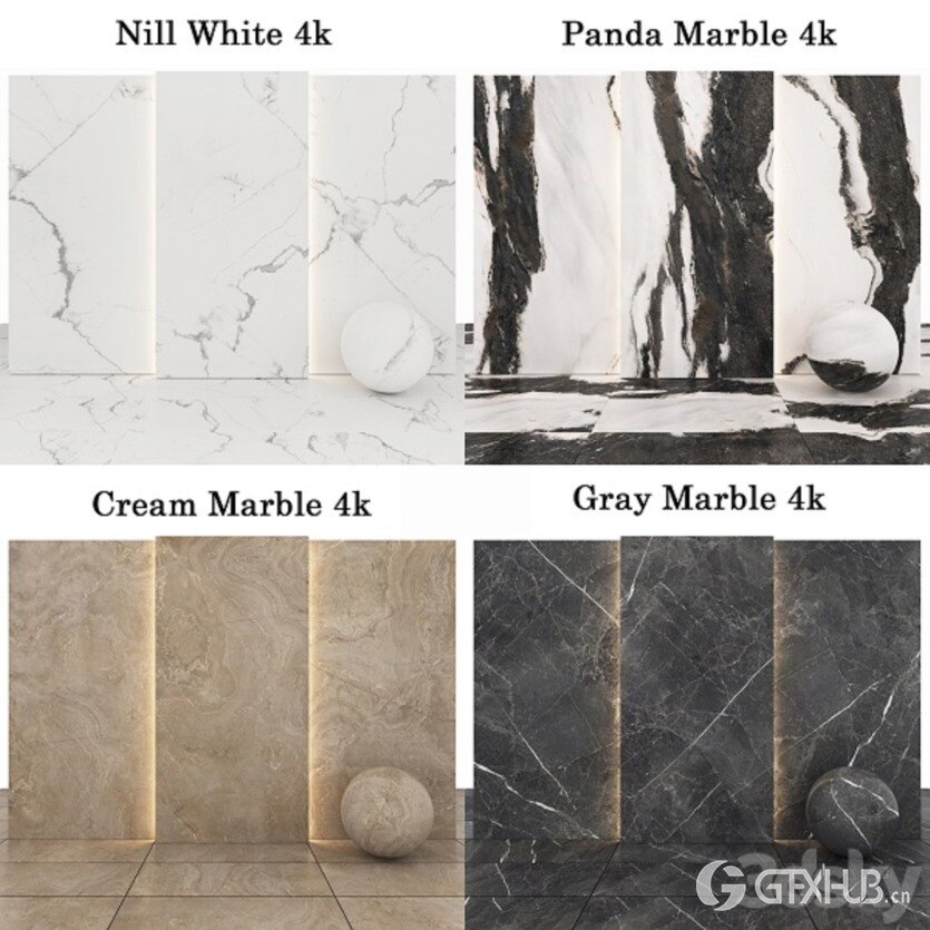 3Dsky Pro 大理石材质贴图下载