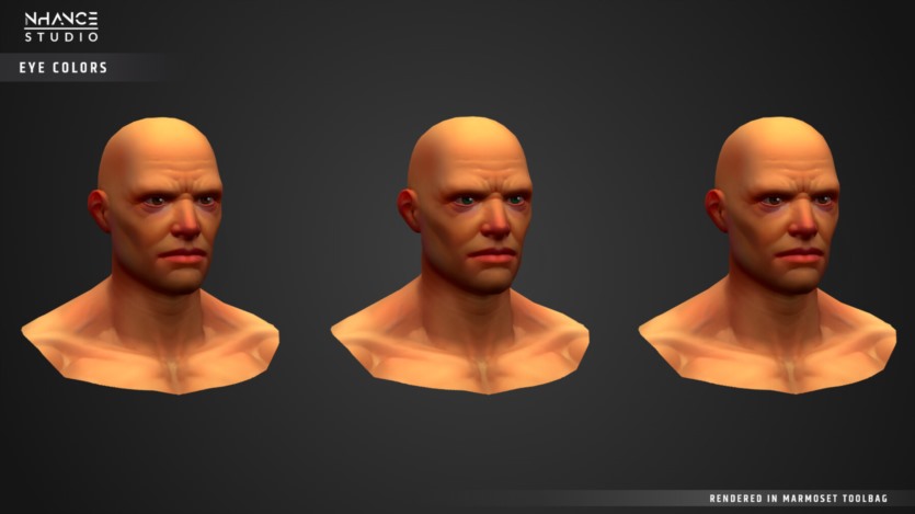 UE虚幻引擎 模块化奇幻程式化人类男性角色 Modular Fantasy Stylized Human Male