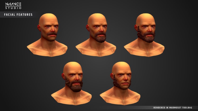 UE虚幻引擎 模块化奇幻程式化人类男性角色 Modular Fantasy Stylized Human Male