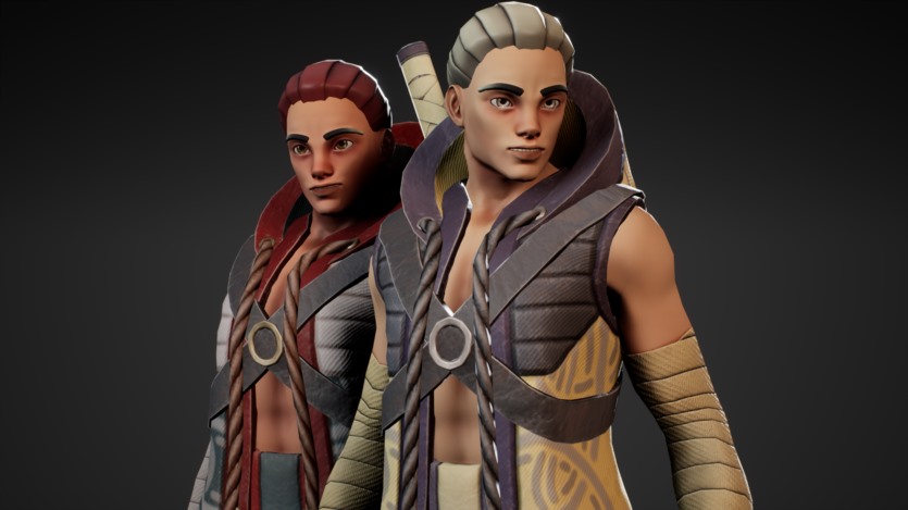 UE虚幻引擎 模块化 RPG 角色 Aki - Stylized Character
