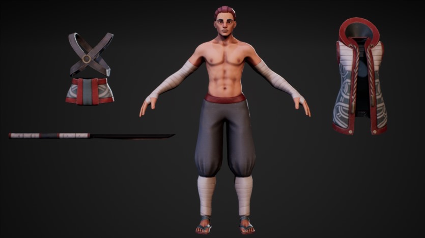 UE虚幻引擎 模块化 RPG 角色 Aki - Stylized Character