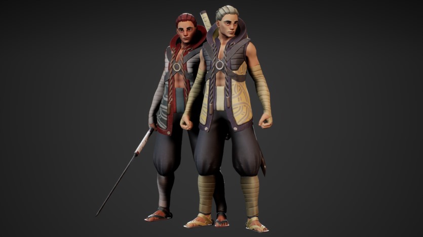 UE虚幻引擎 模块化 RPG 角色 Aki - Stylized Character